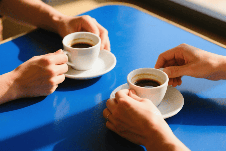 Coffee break networking